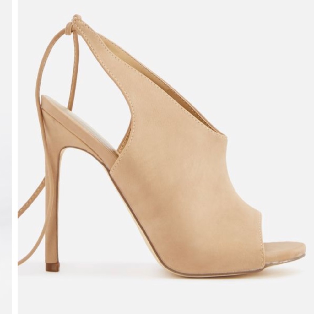 Justfab heeled sandals in taupe